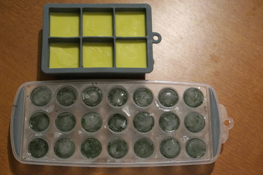 Herb ice cubes 10